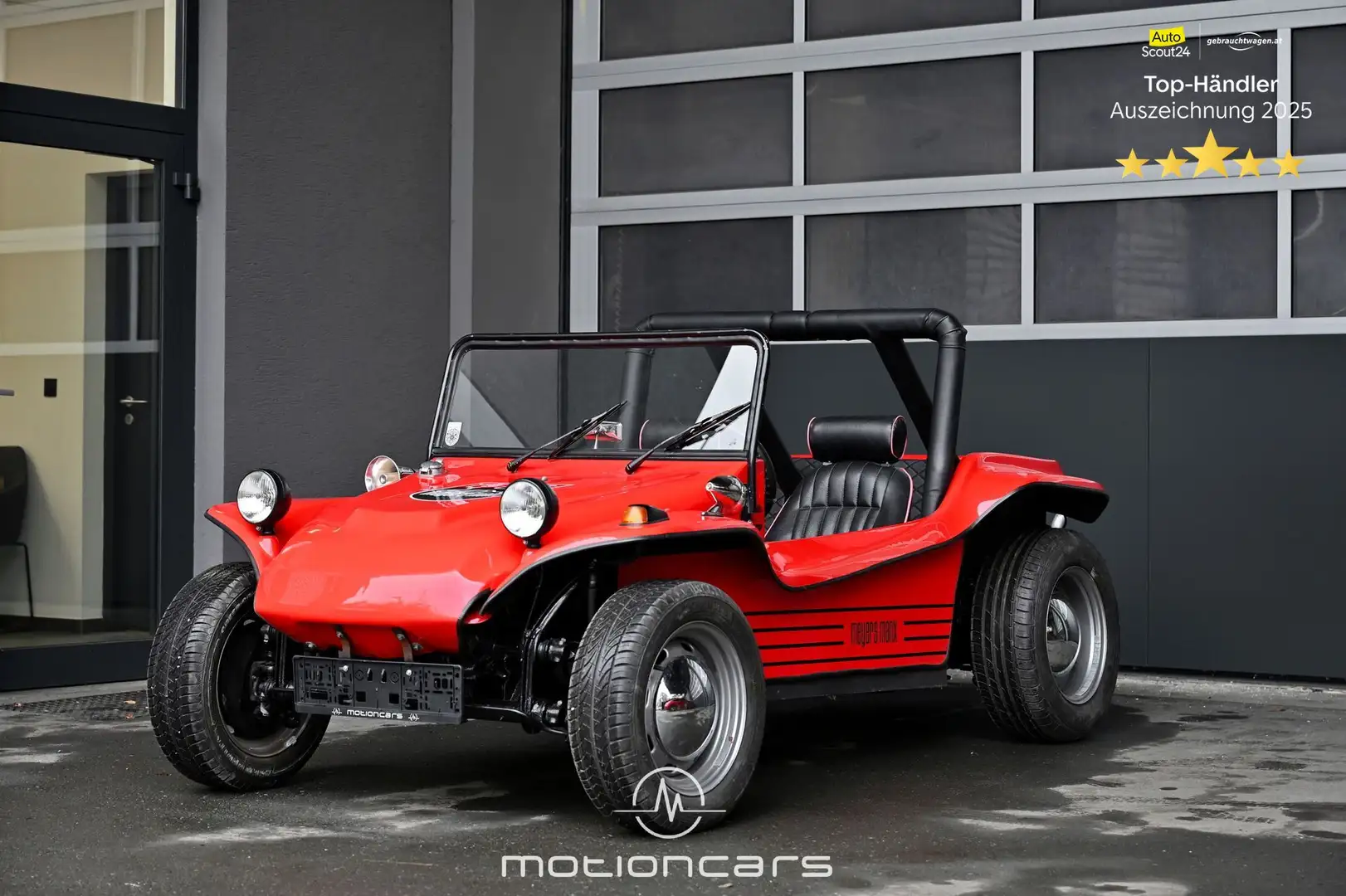 Volkswagen Buggy Meyers Manx Pickerl NEU Rojo - 1