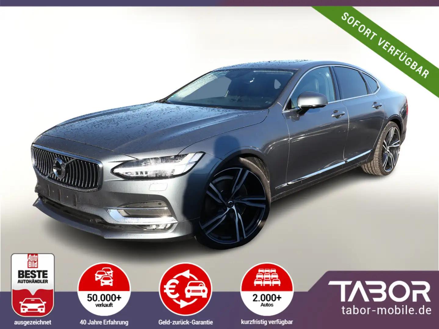 Volvo S90 S 90 D5 AWD Inscription SchiebeD HUD Kam360° Nav Grau - 1