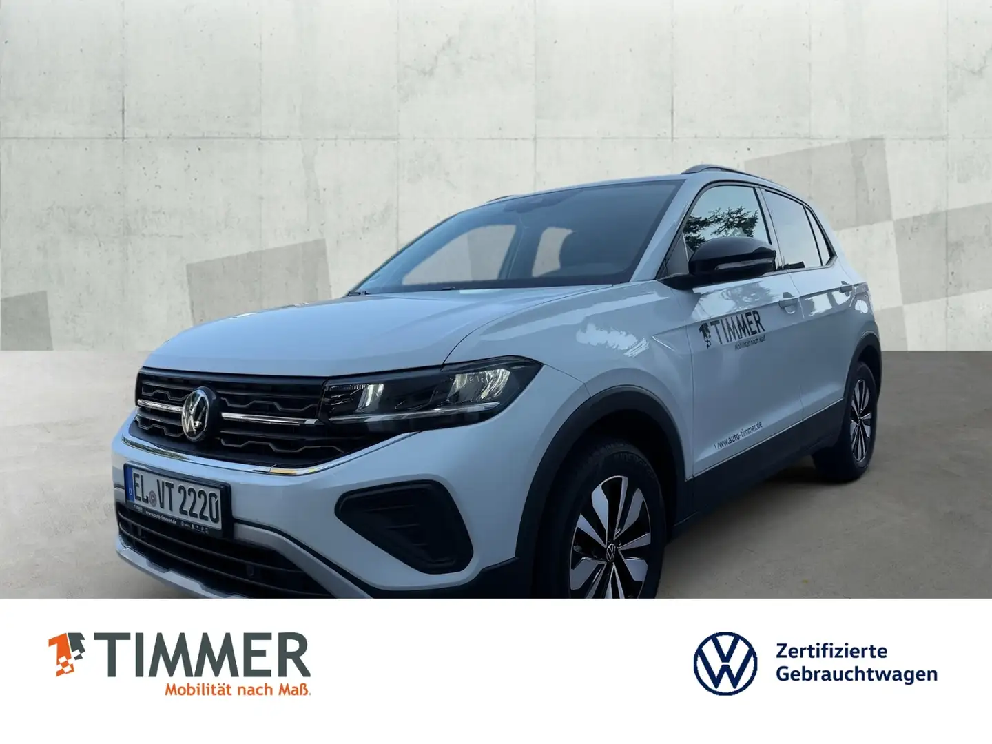 Volkswagen T-Cross Life 1.0 TSI *APP*GJR*RKAM*AHK* Weiß - 1