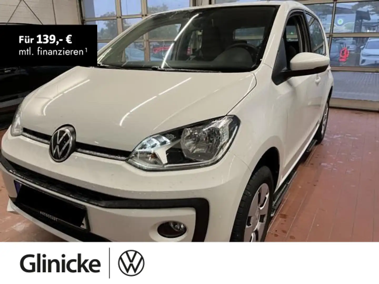 Volkswagen up! 1.0 TSI Klima LED Isofix Weiß - 1