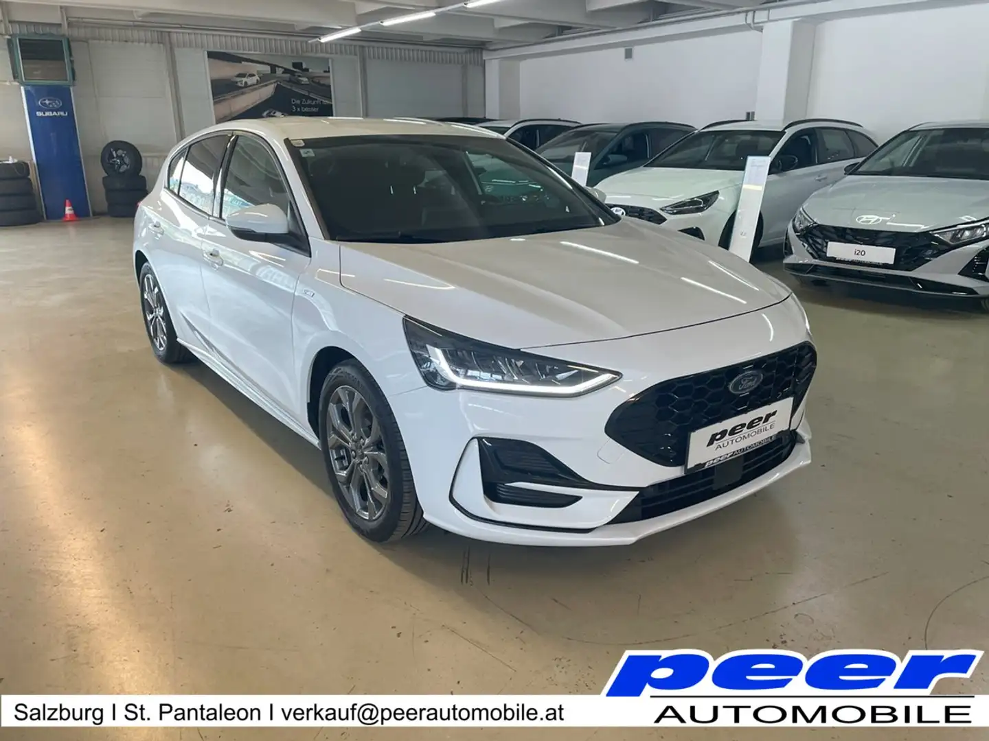 Ford Focus Focus ST-Line Style 1.0 EcoBoost 125 PS Schalter Blanc - 1