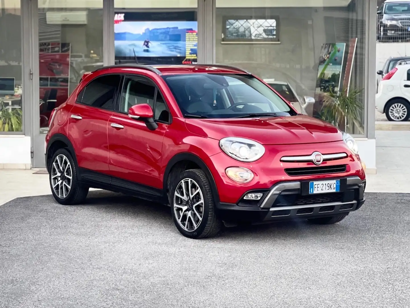 Fiat 500X 1.4 Benzina 140CV E6 Automatica - 2016 Rosso - 1