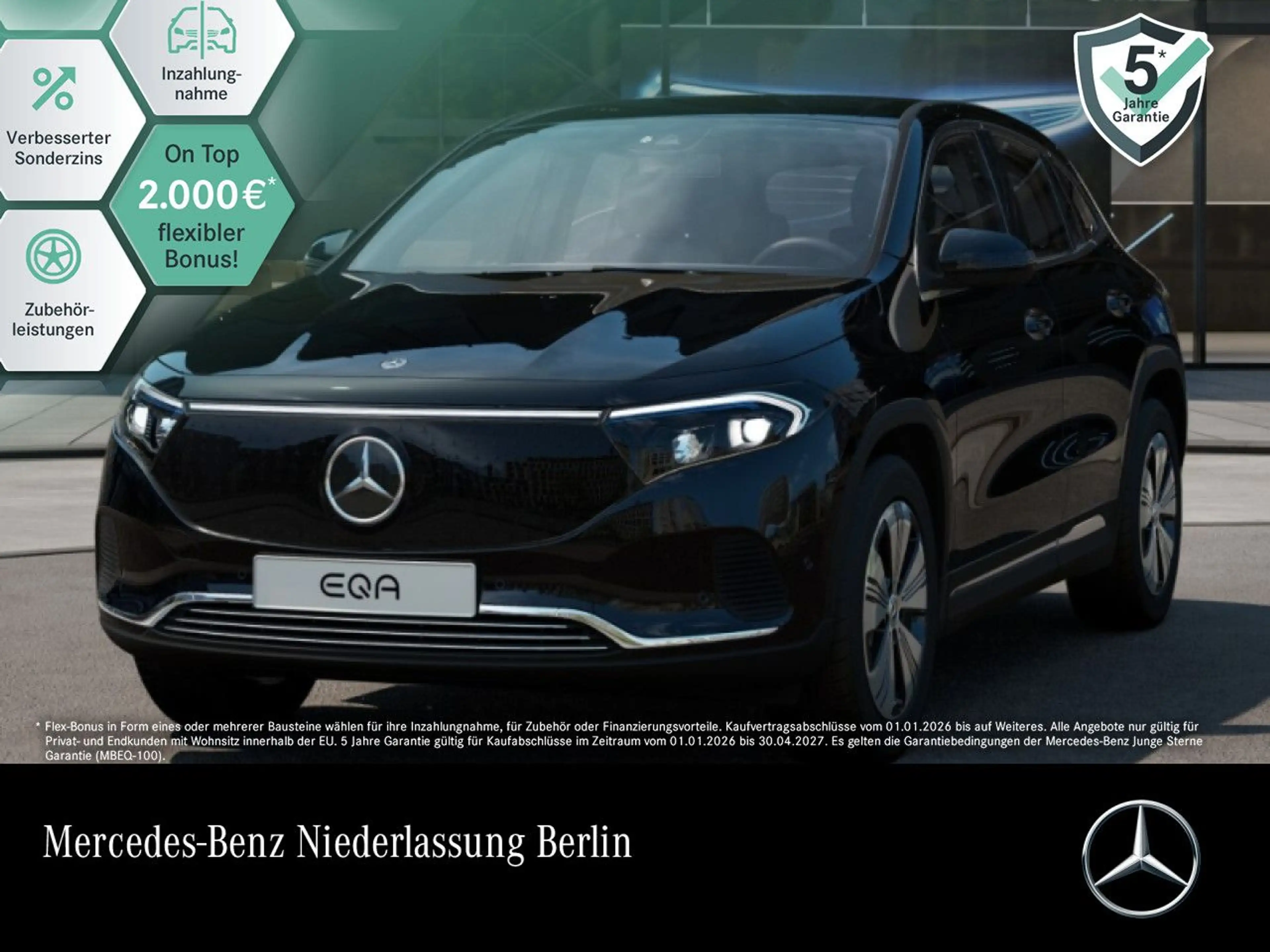 Mercedes-Benz EQA 300 4M PROG+ADVANCED+KAMERA+SPUR