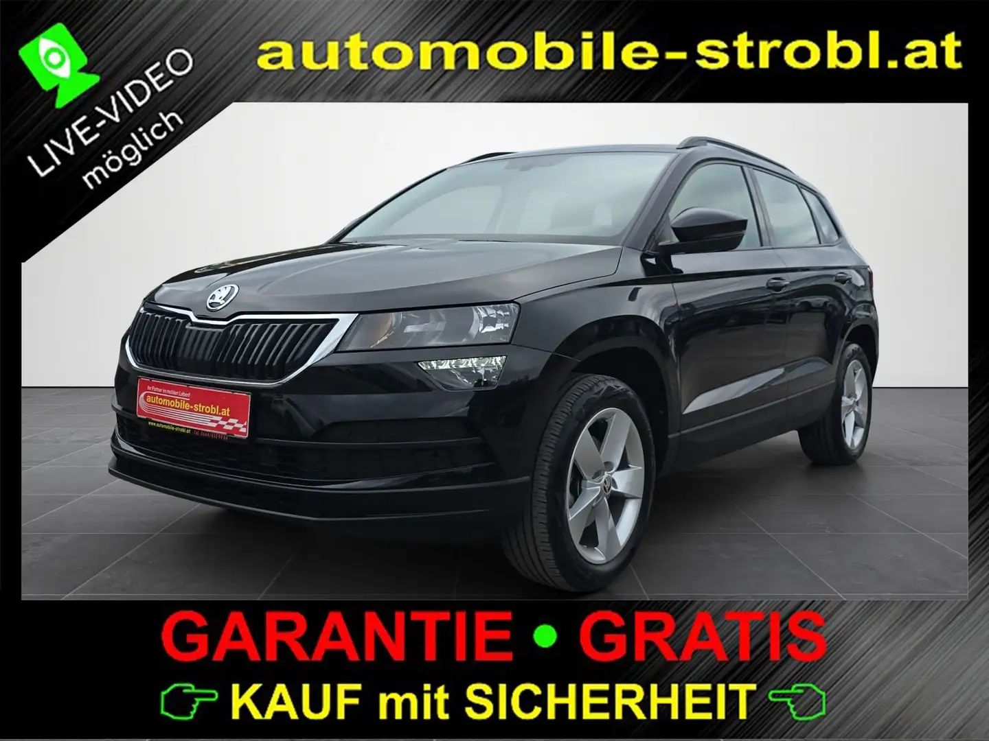 Skoda Karoq TSI Amb. Sitzhzg AHV Garantie Schwarz - 1