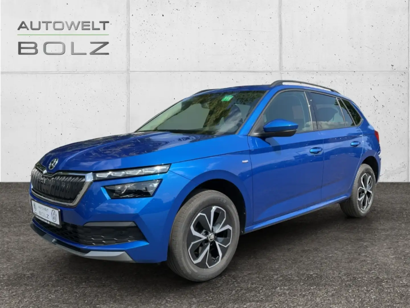 Skoda Kamiq Drive 125 1.5 TSI AHK Navi DigiCockpit LED PDC v+h Blau - 1
