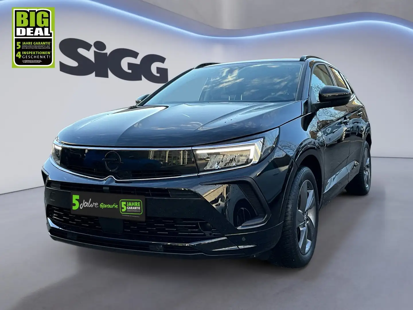 Opel Grandland 1.6 Turbo GS Line AHK Sitzheizung Schwarz - 2