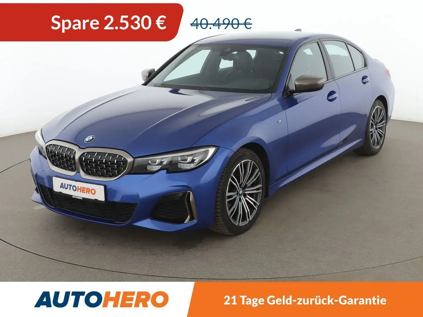 BMW 340 M340i xDrive Aut.*NAVI*LED*TEMPO*PDC* Blau - 1
