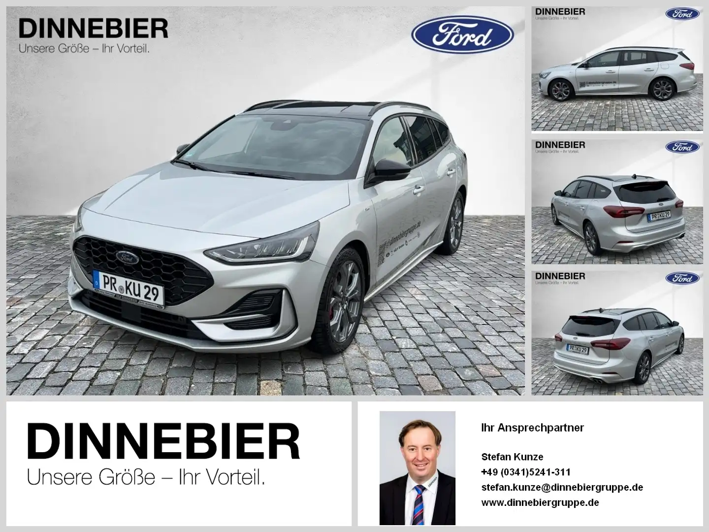 Ford Focus ST-Line X LED+Navi+Kamera+Winterpaket Stříbrná - 1