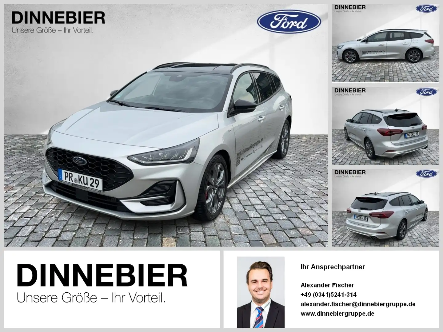 Ford Focus ST-Line X LED+Navi+Kamera+Winterpaket Zilver - 1
