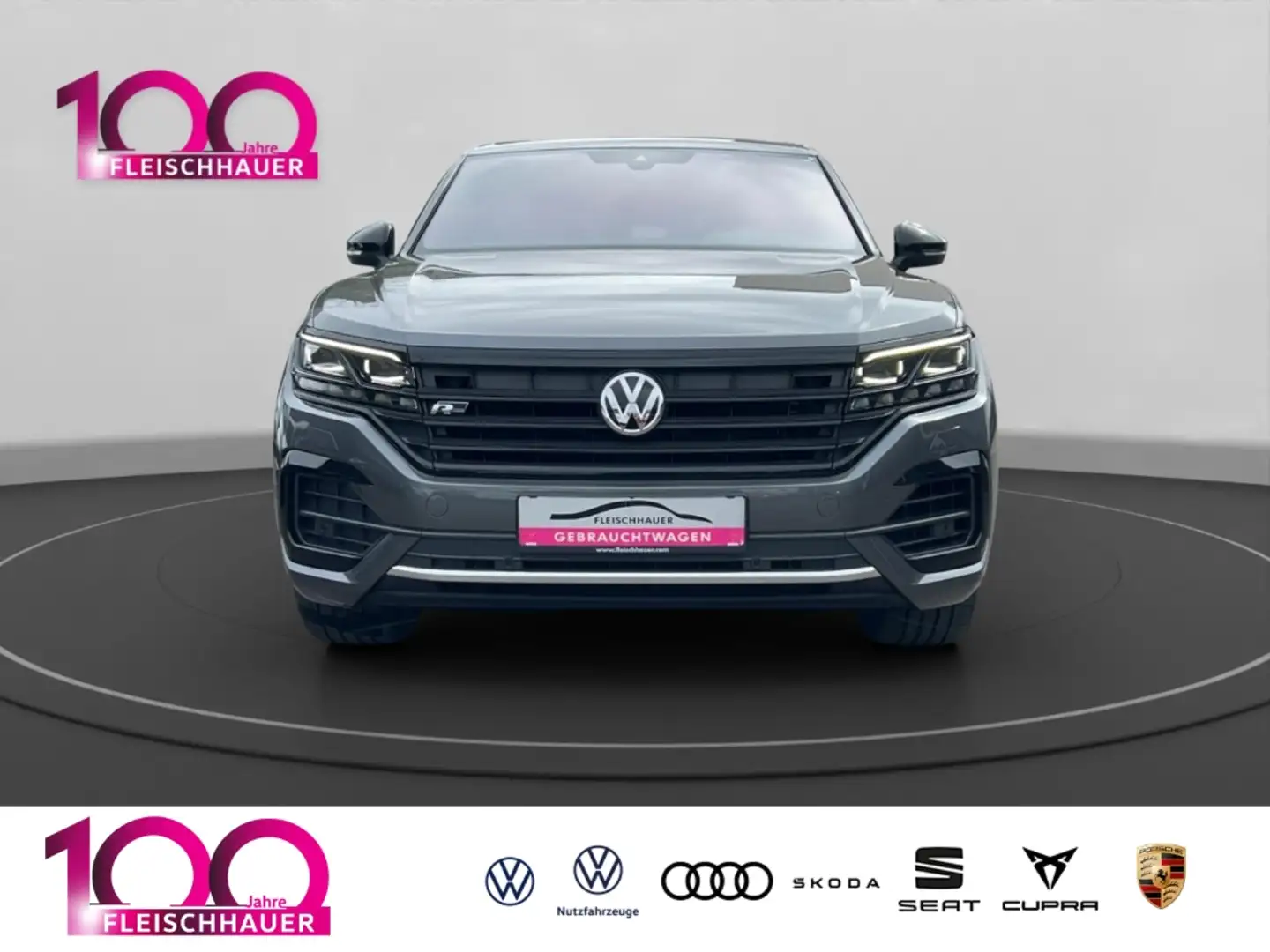 Volkswagen Touareg R-Line 4Motion 3.0 V6 TDI DSG+MATRIX+AHK Gris - 2