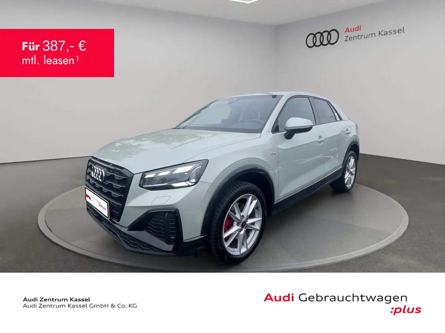 Audi Q2 35 TDI S line Matrix Navi AHK Kamera Silber - 1