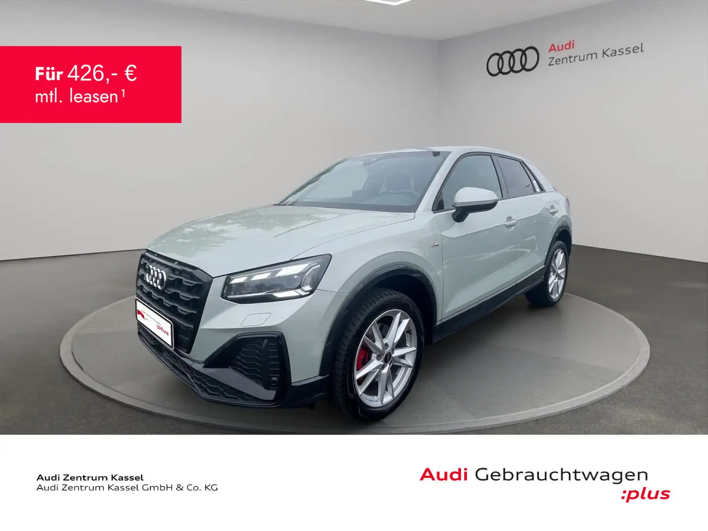 Audi Q2 35 TDI S line Matrix Navi AHK Kamera Silber - 1