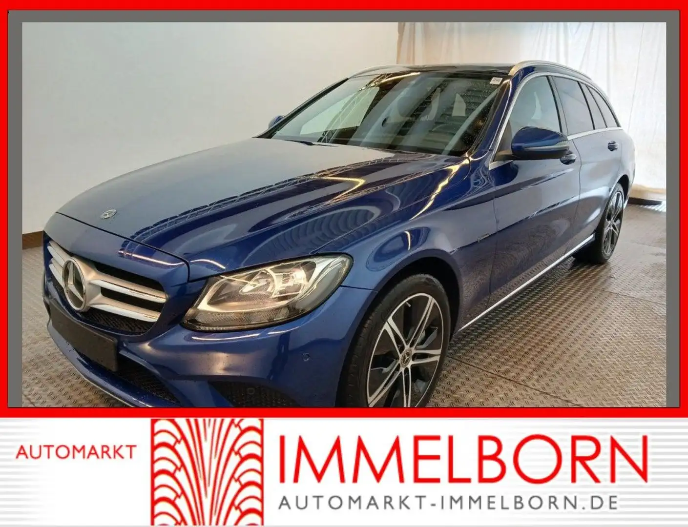 Mercedes-Benz C 300 T de Pano*LED*Leder*DAB*Navi*1Hand*18 Azul - 1
