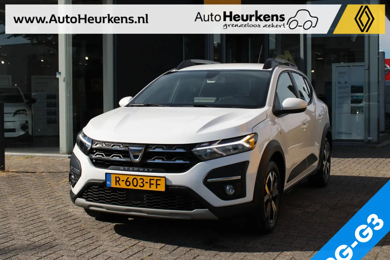 Dacia Sandero TCe 100 Bi-Fuel Essential l 1e-eigenaar l Originee Blanc - 1