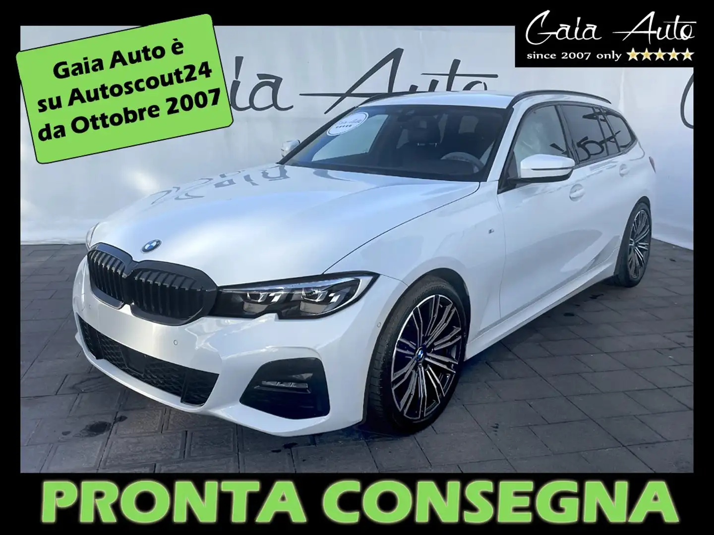 BMW 320 D Touring X-DRIVE M-SPORT msport (occasione) Bianco - 1