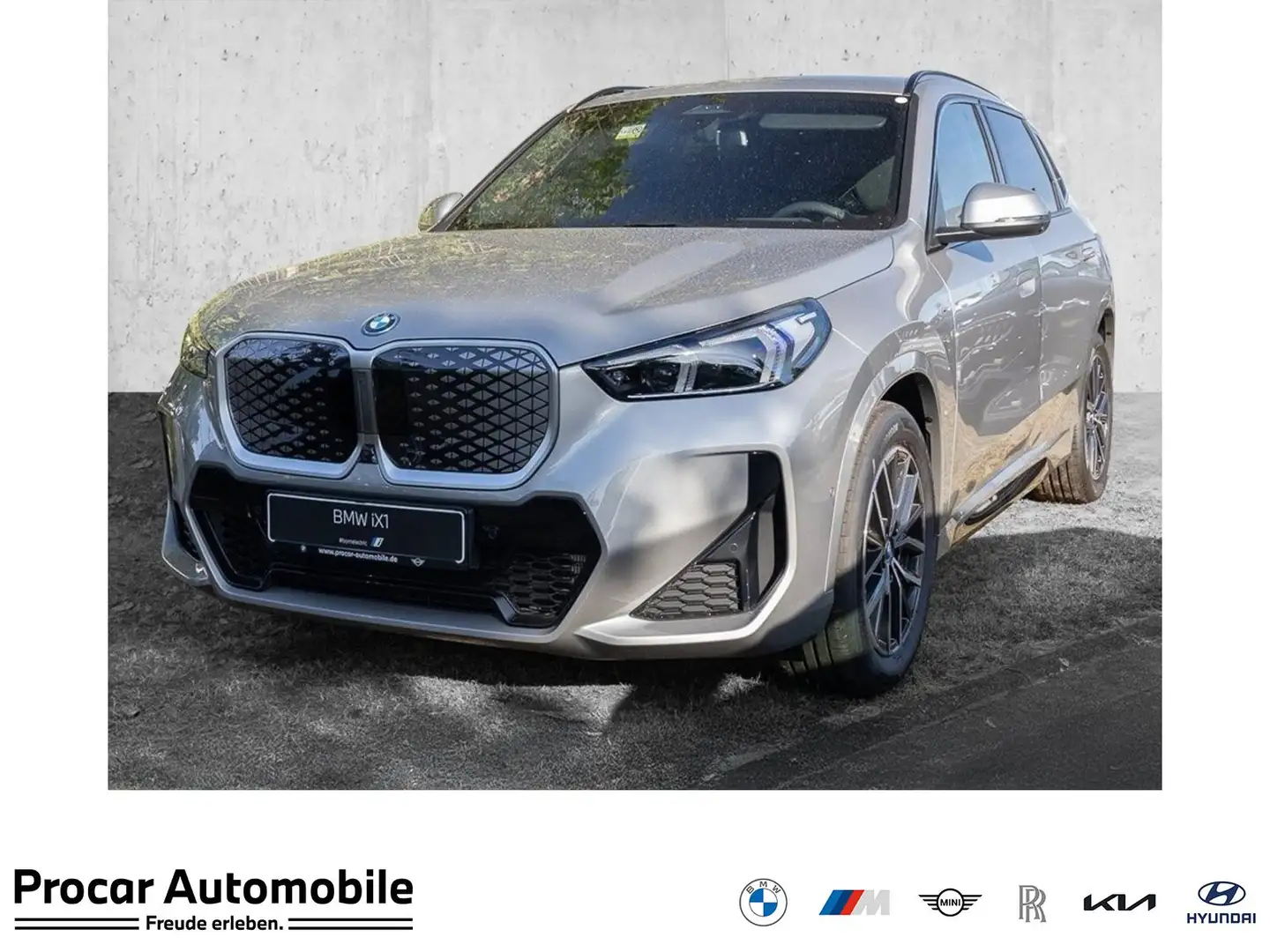 BMW iX1 eDrive20 M Sport HUD ACC RFK NAVI LED H/K Silber - 1