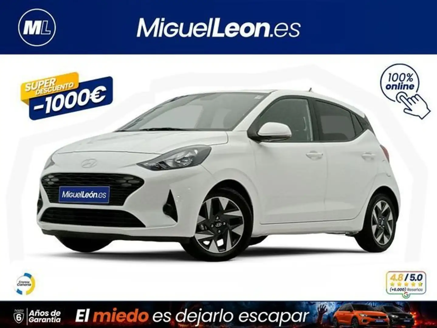 Hyundai i10 1.0 Klass Blanco - 1