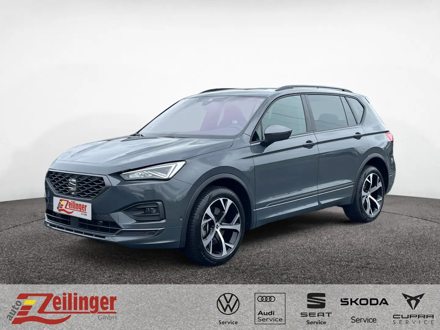SEAT Tarraco FR 4Drive TSI DSG|5-J-GAR|360°|PANO|AHK Šedá - 1