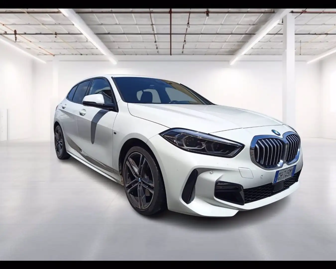 BMW 118 i Msport 140cv auto Bianco - 1