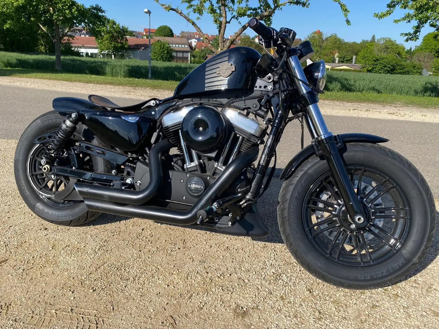 Harley-Davidson Sportster XR 1200 48 Fortyeight Negro - 2