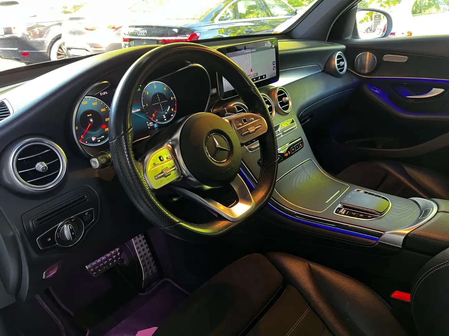 Mercedes-Benz GLC 220 d Coupe 4Matic/AMG LINE/DIGITAL/BURM/ Blanco - 2