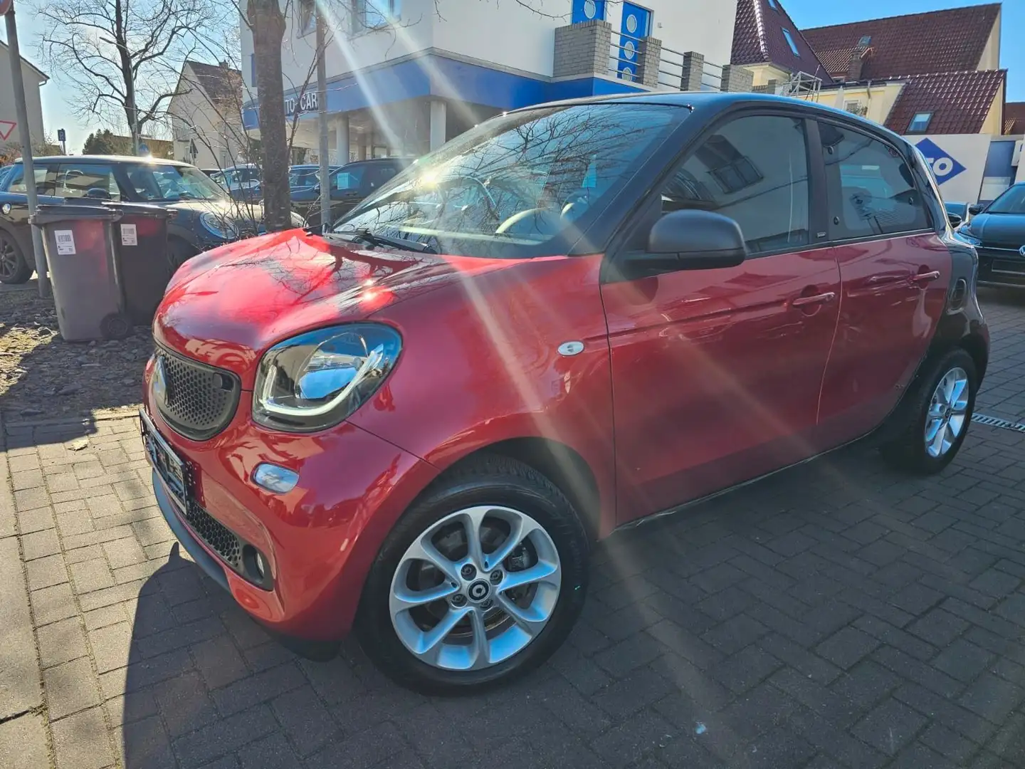 smart forFour Basis 52kW/Automatik/PDC/Klima/ Rot - 1