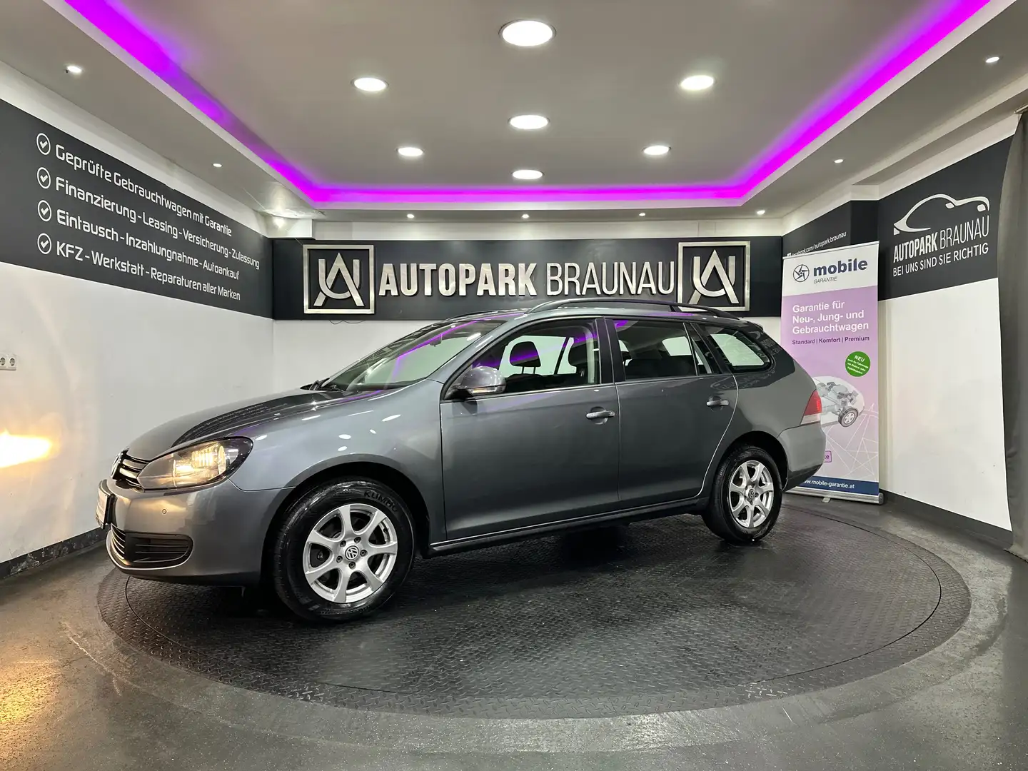 Volkswagen Golf VI 1,6 TDI Variant Rabbit *KLIMA*PDC* Gris - 2