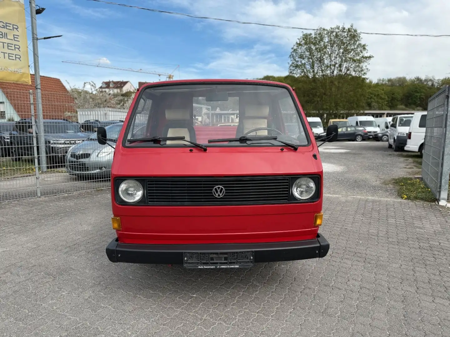 Volkswagen T3 2.0i Pritsche + WoMo Aufbau Tüv NEU! Rot - 2