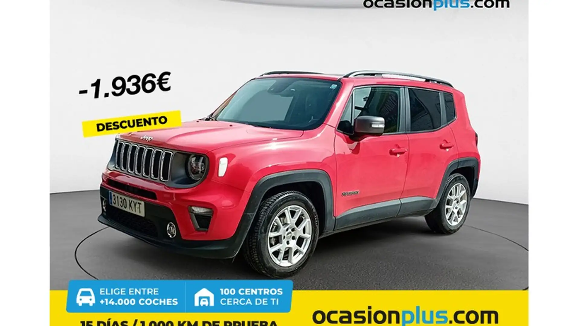 Jeep Renegade 1.6Mjt Limited 4x2 Rojo - 1