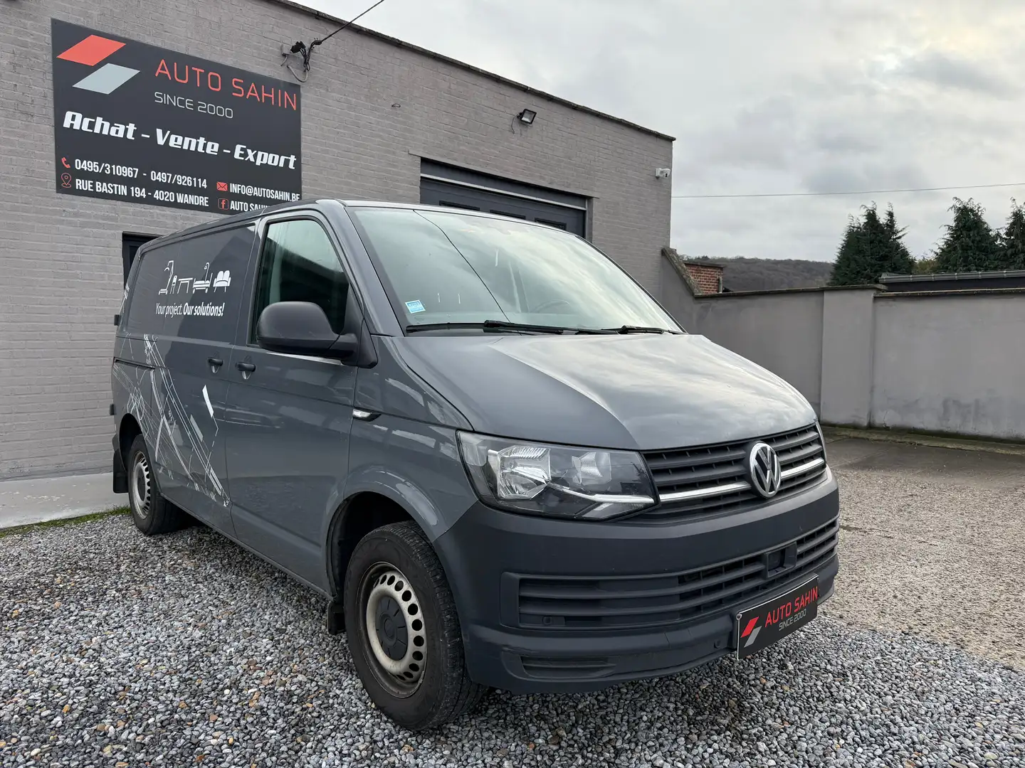 Volkswagen T6 Transporter *2.0TDi DSG,CAMERA,CRUISE,BLUETOOTH,CLIM,JANTES* Grijs - 1