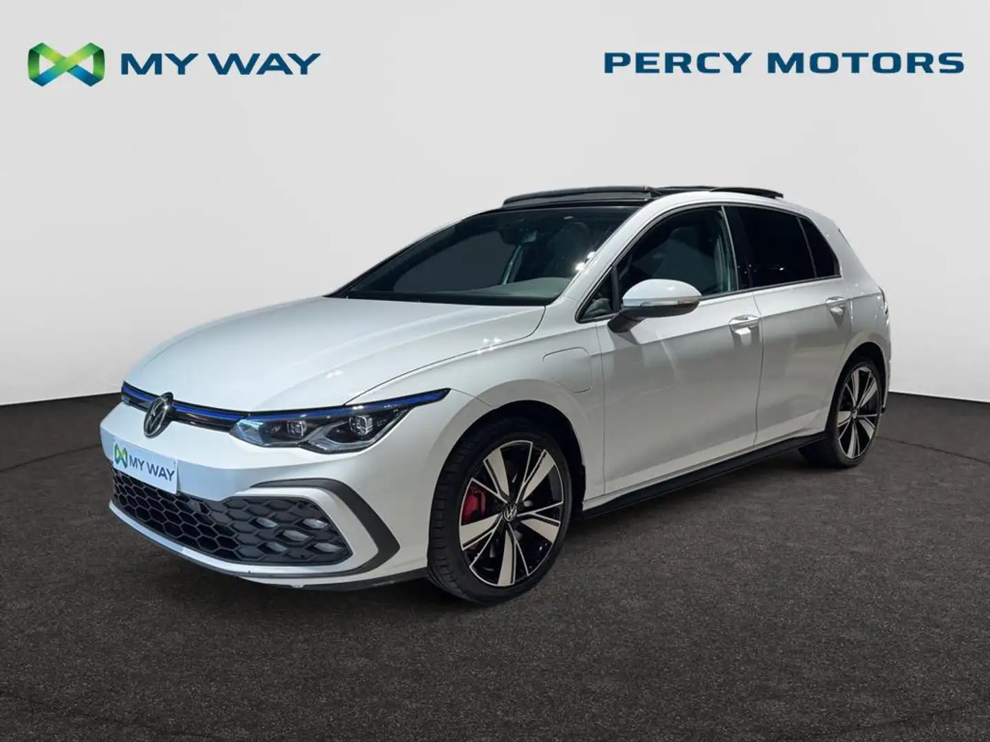 Volkswagen Golf GTE New Golf GTE 1.4 eHybrid 110 kW (150 ch) 6 vitesse Blanc - 1