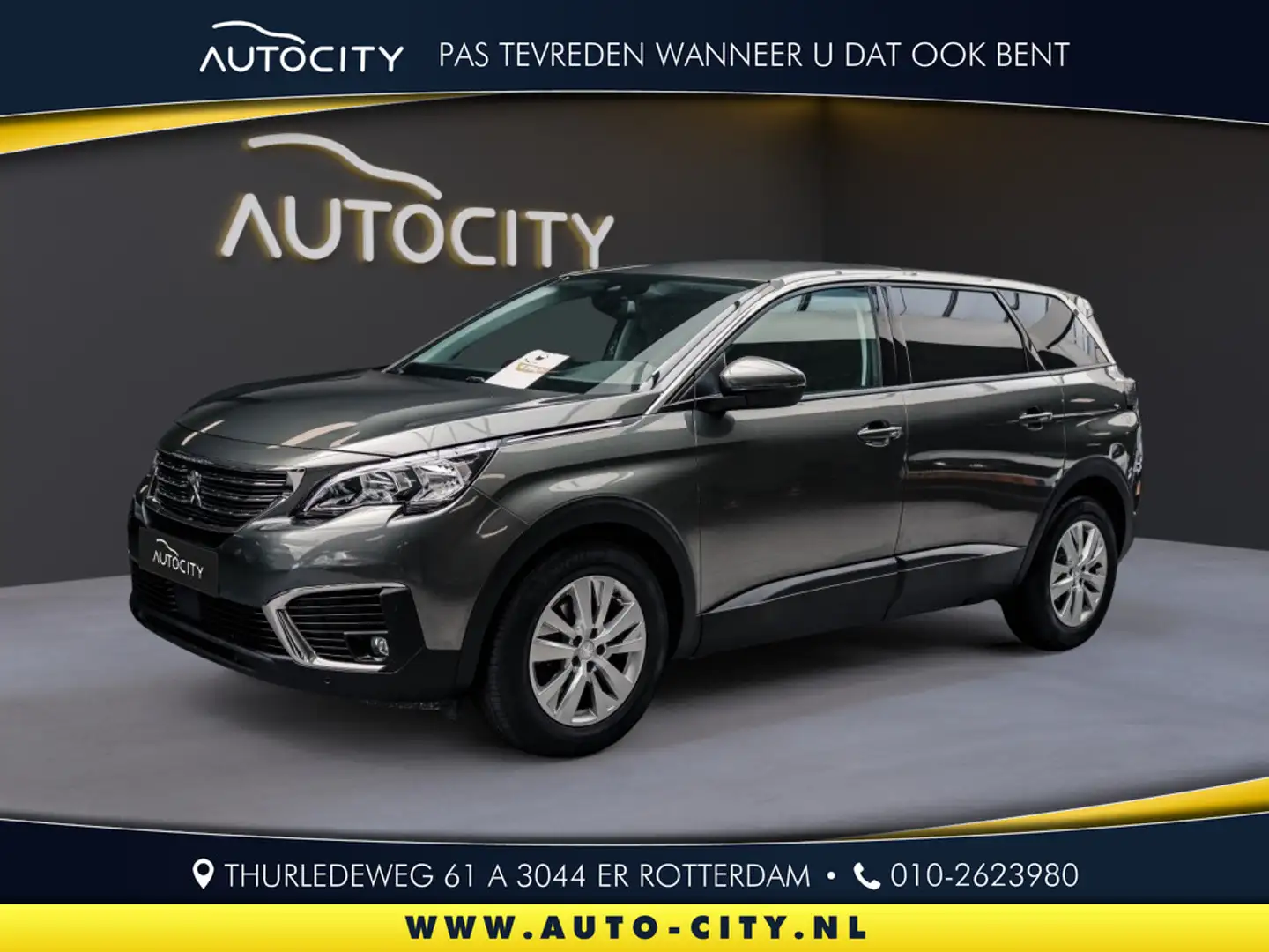 Peugeot 5008 1.2 PureTech 7p Navi l Cruise l Automaat Gris - 1