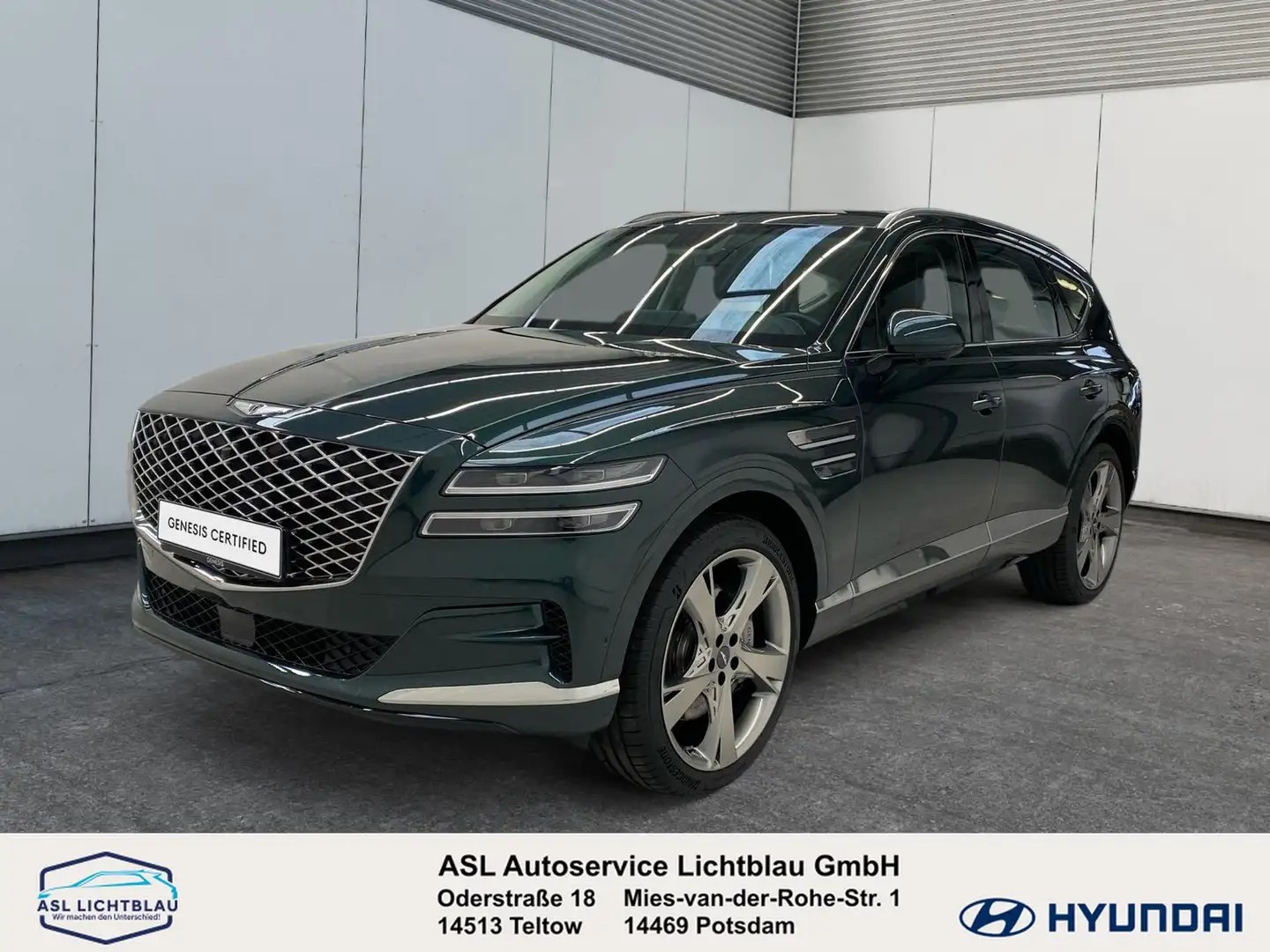 Genesis GV80 3.0 D AWD 5 Seater Luxury Comfort Seat Pack & S... Зелёный - 1