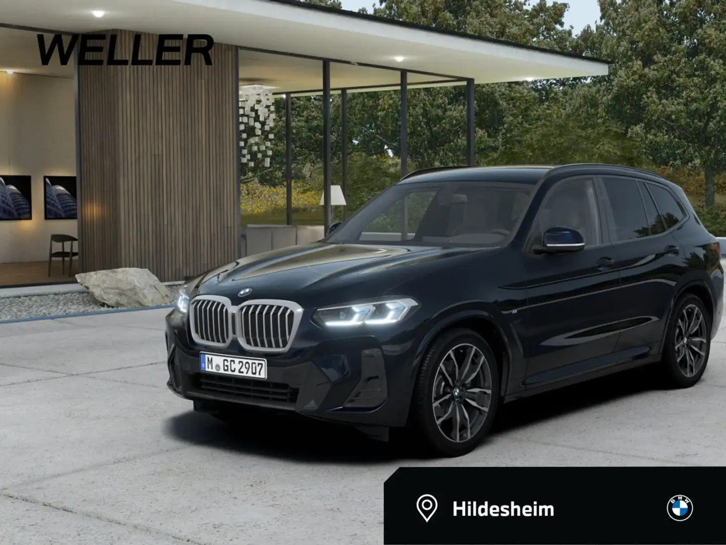 BMW X3 xDrive20d M SPORT AHK,Laser,Sthzg,DA,PA,HUD PDC Schwarz - 1