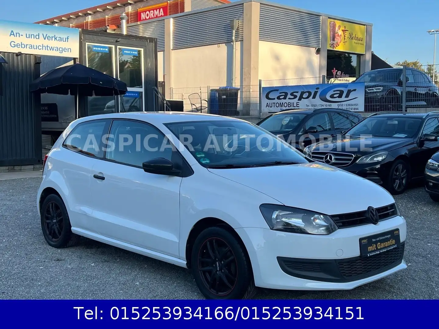 Volkswagen Polo 1,2"Trendline",KLIMA,8 FACH BEREIFT,AHK,ALU Weiß - 1