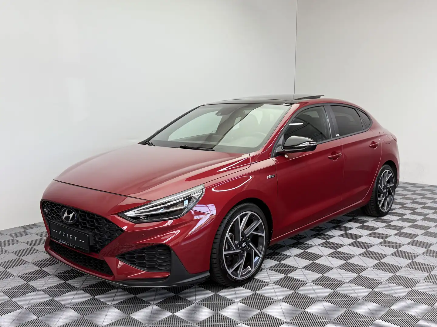 Hyundai i30 N Line|2.Hand|Garantie|Pano|AHK|Carplay| Rojo - 2