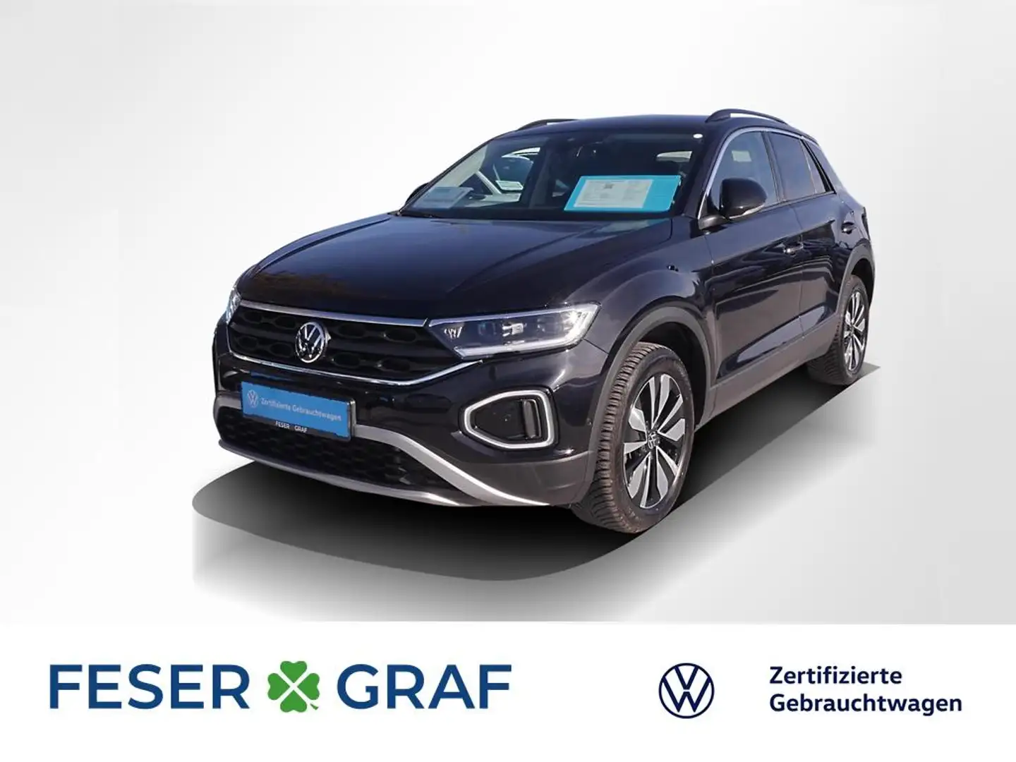 Volkswagen T-Roc 2.0 TDI Goal DSG ACC AHK LED Navi RüKa 17" Schwarz - 1