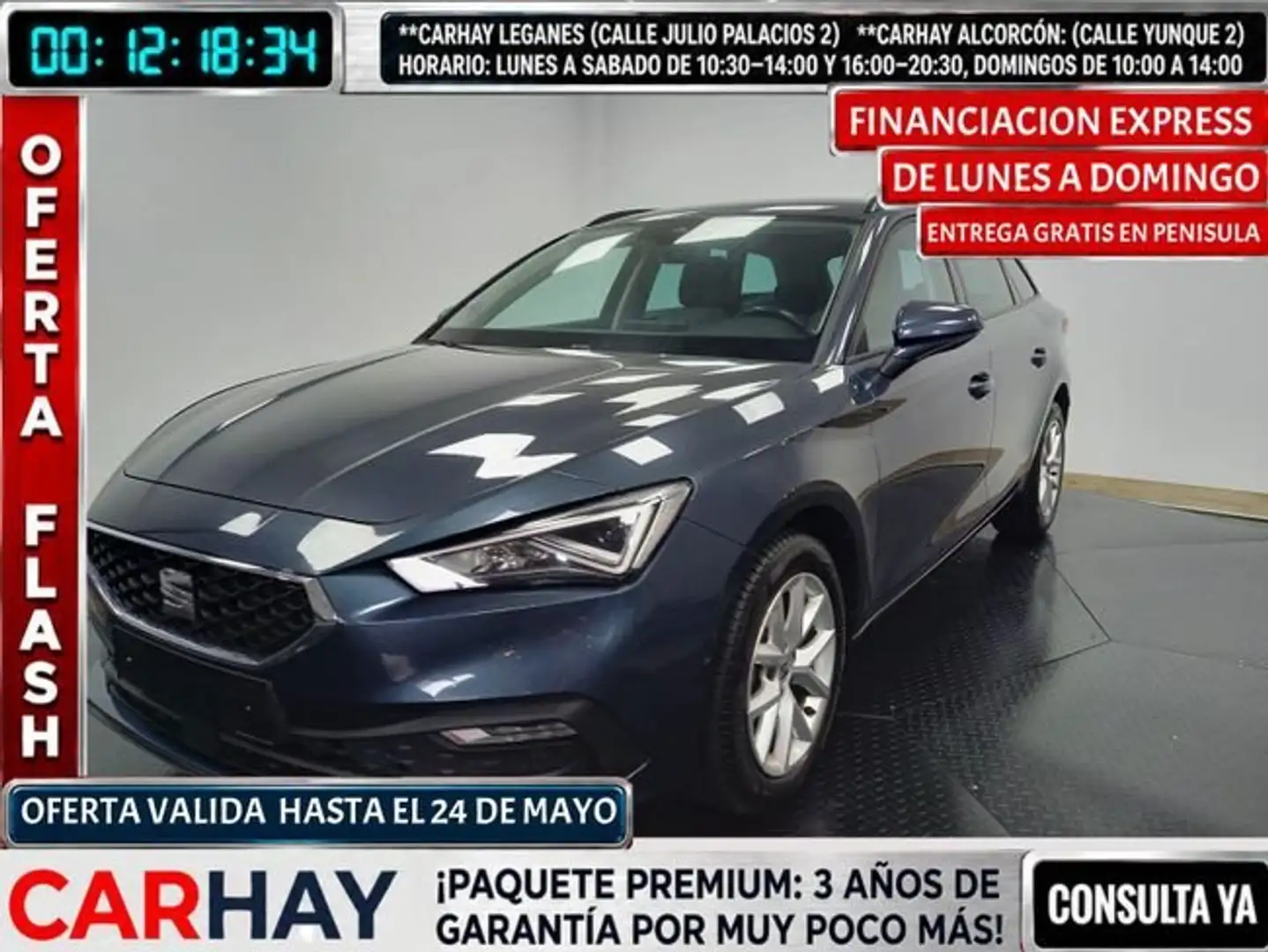 SEAT Leon SP 1.0 TSI 81kW S&S Style Gris - 1