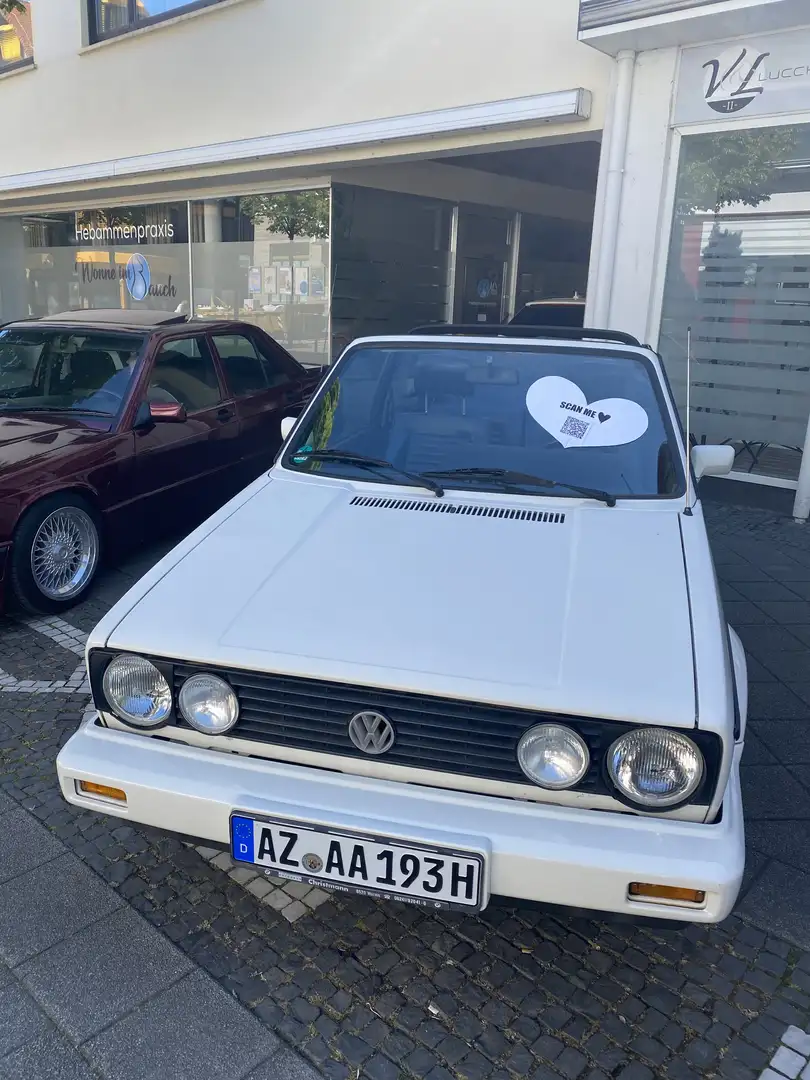 Volkswagen Golf Cabriolet Golf 1 Blanc - 1