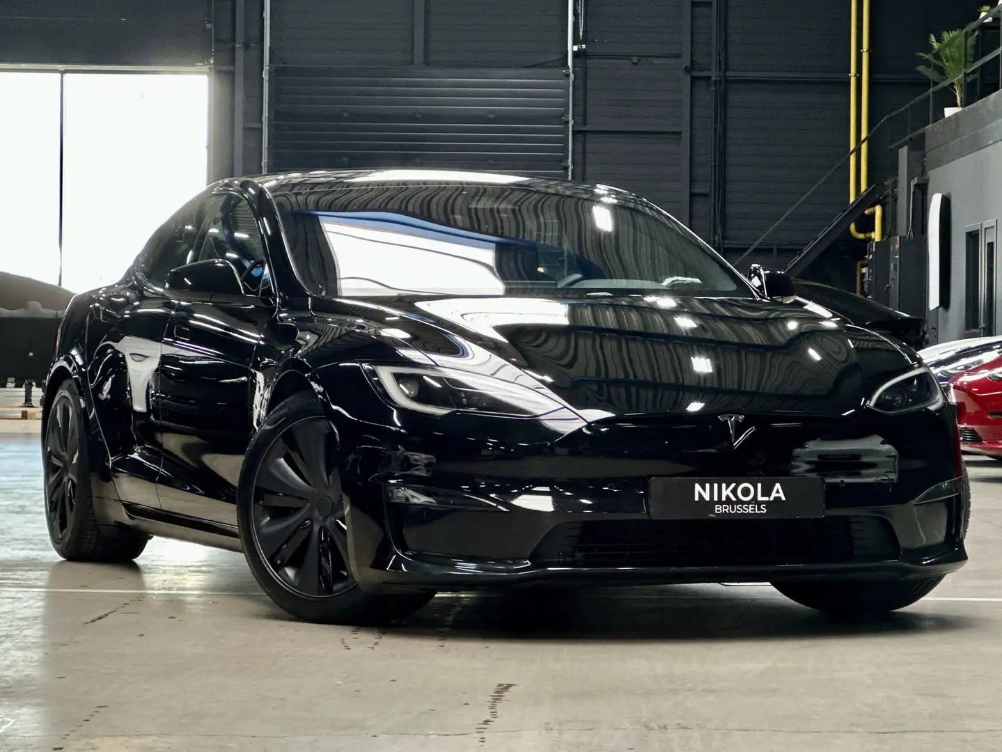 Tesla Model S LONG RANGE - TOW HOOK- FULL BLACK Schwarz - 1