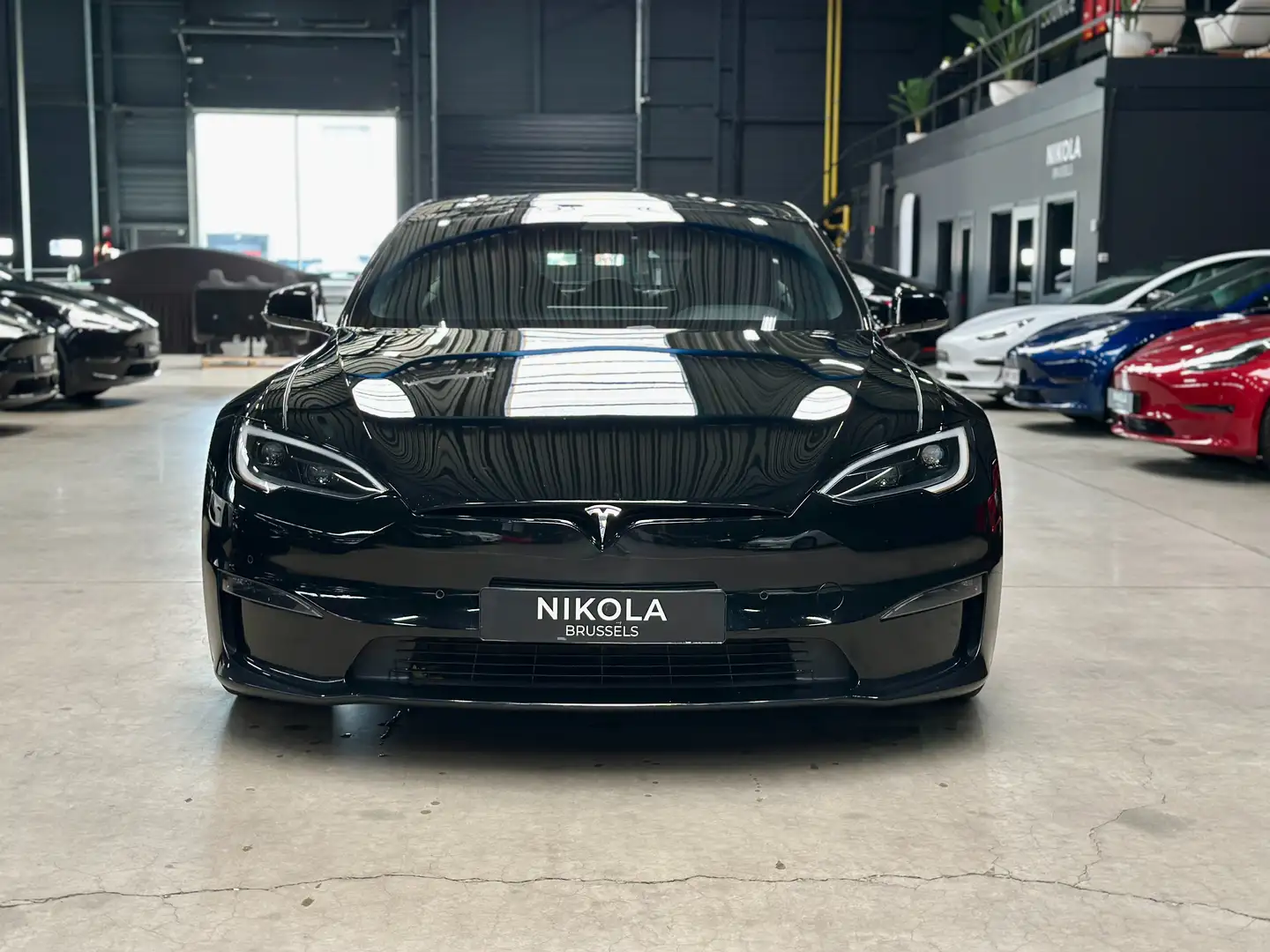 Tesla Model S LONG RANGE - TOW HOOK- FULL BLACK Schwarz - 2