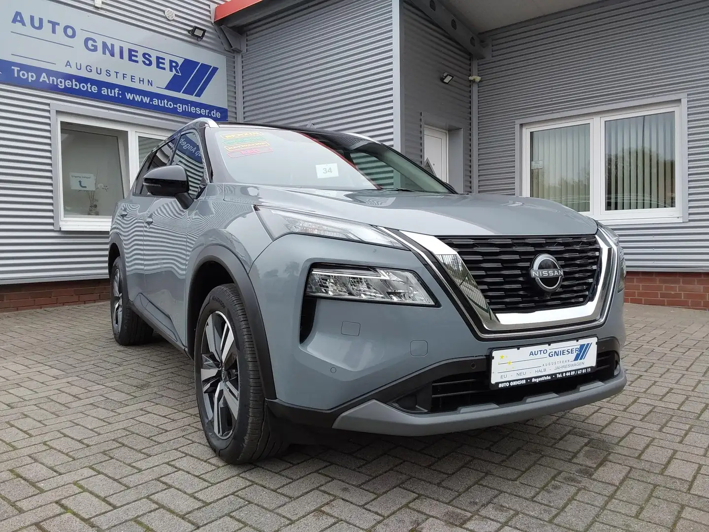 Nissan X-Trail 1.5 MHEV N-Connecta 7-Sitzer ACC/APP/LED/PDC/SH... Grau - 1