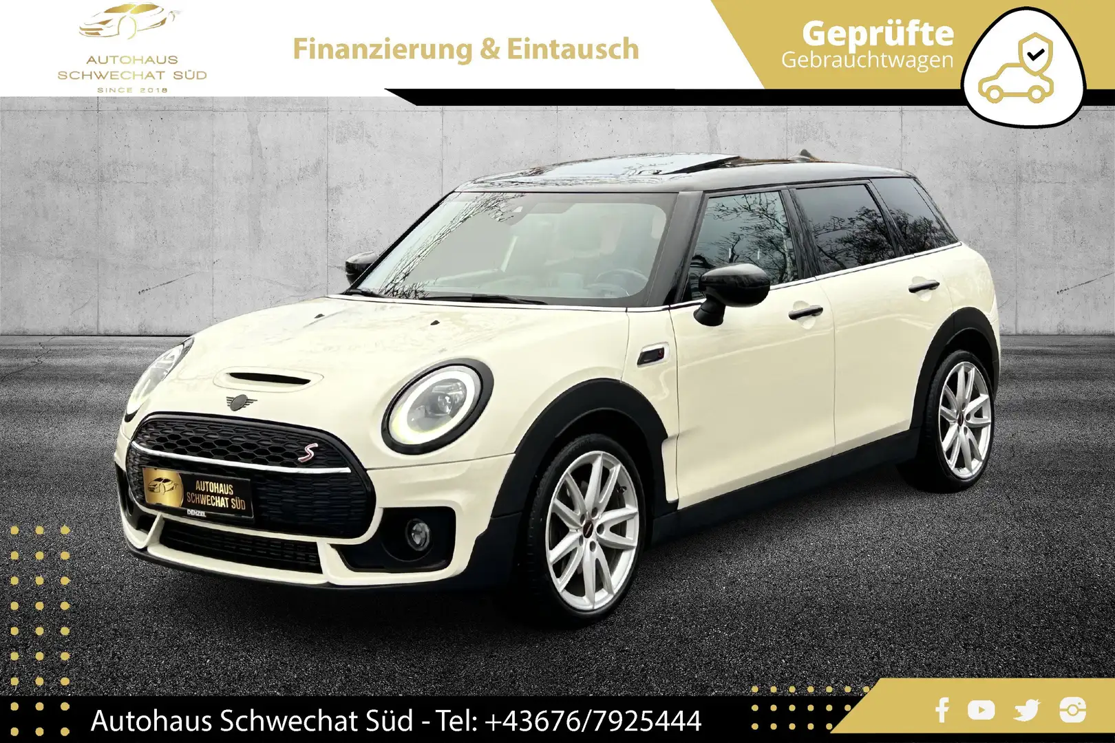 MINI Cooper SD Clubman John Cooper Works// VOLLE HÜTTE//PANO//LEDER// Weiß - 2