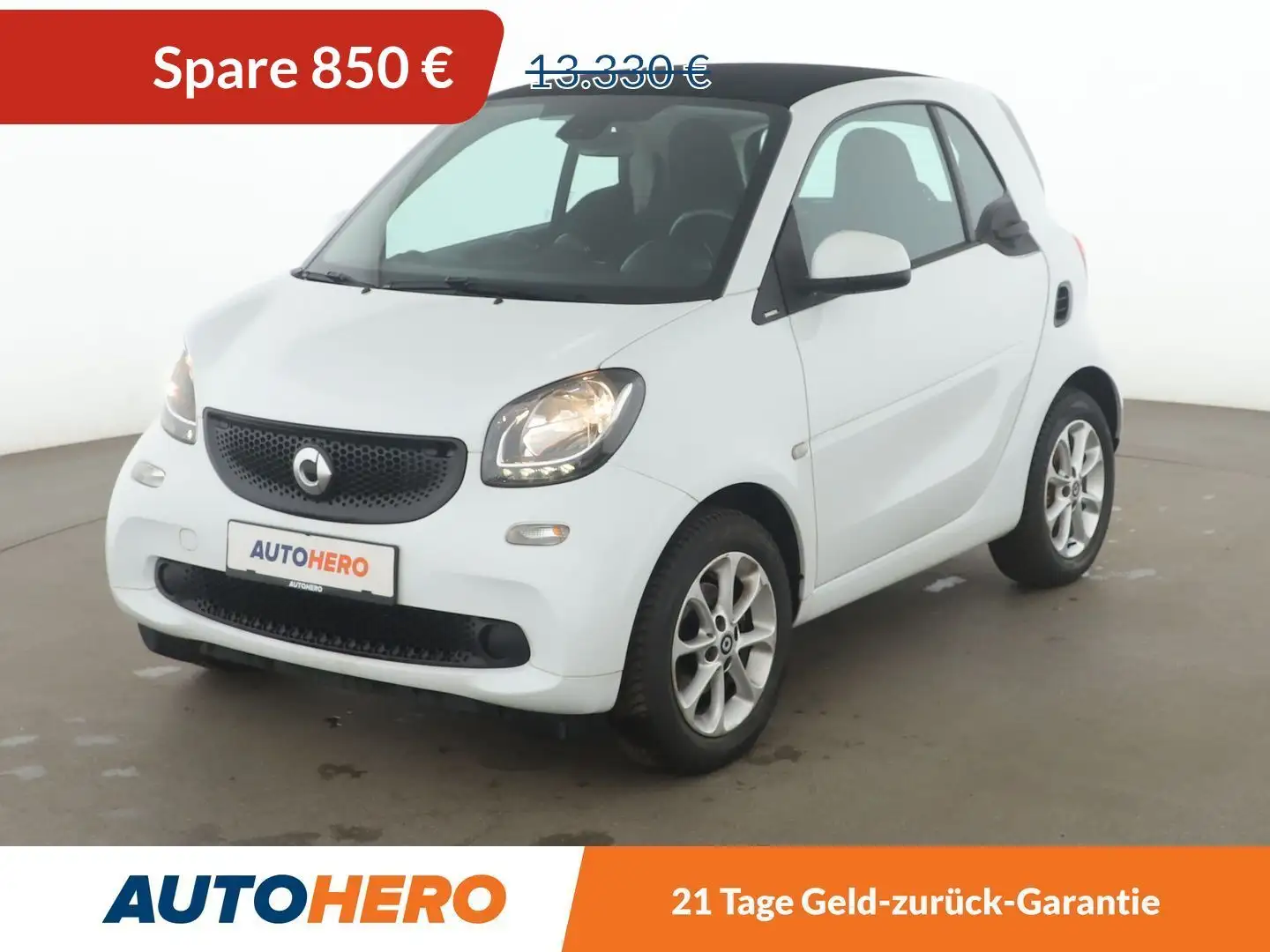 smart forTwo 1.0 passion Aut.*KLIMA*TEMPO*GARANTIE* Weiß - 1
