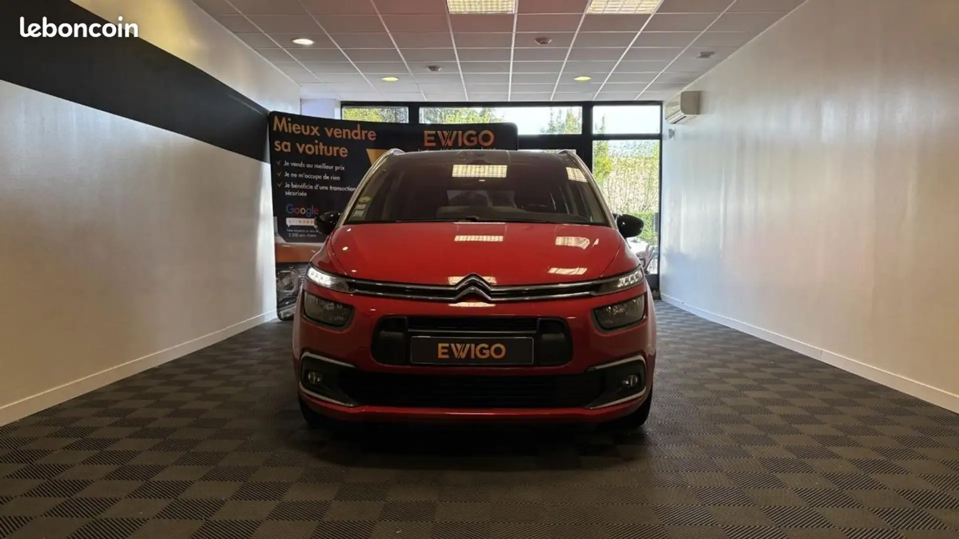 Citroen Grand C4 Picasso SpaceTourer Citroën 1.5 BLUEHDI 130ch FEEL EAT BVA Rouge - 2