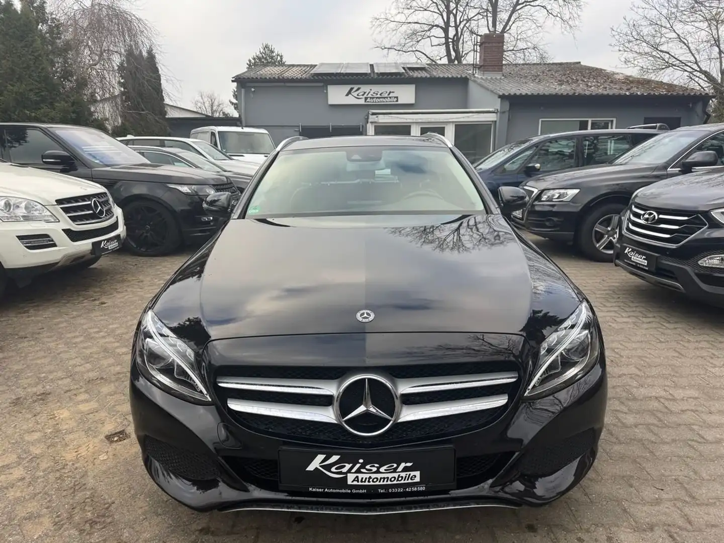 Mercedes-Benz C 200 T d G-Tronic Plus Avantgarde-komplett Scheckheft Negro - 2