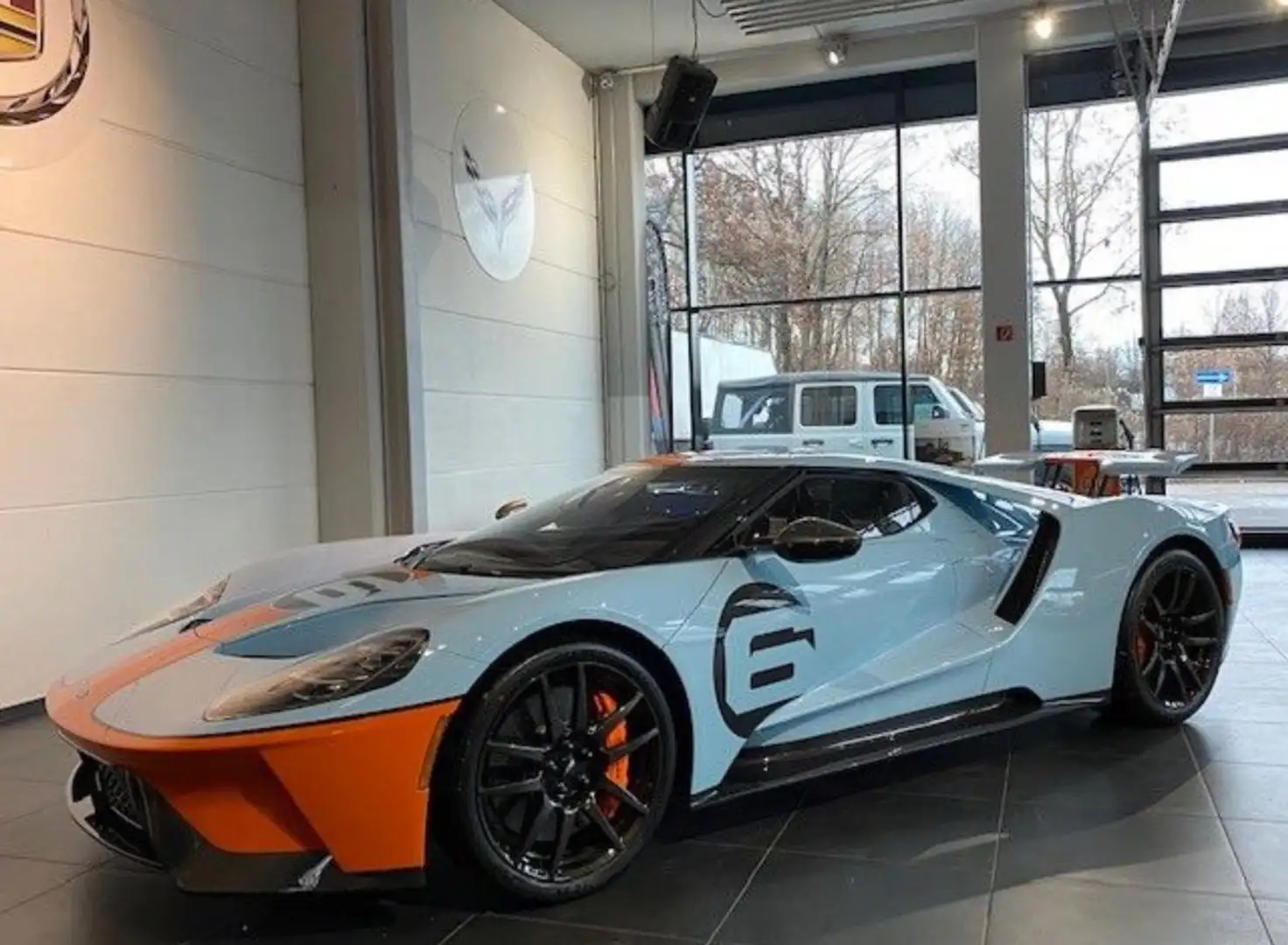 Ford GT GULF 69 HERITAGE EDITION CARBON FELGEN Bleu - 1