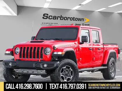 Red 2021 Jeep Gladiator Mojave Crew Cab 4WD Pickup Truck Four-Wheel Drive 6-Speed Manual