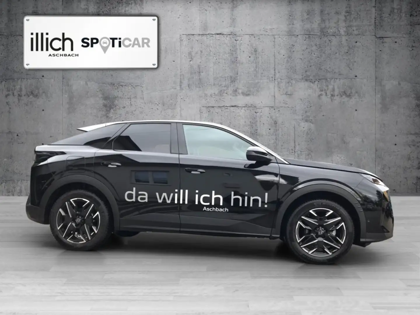 Peugeot 3008 ALLURE Hybrid 145 e-DCS6 Schwarz - 2
