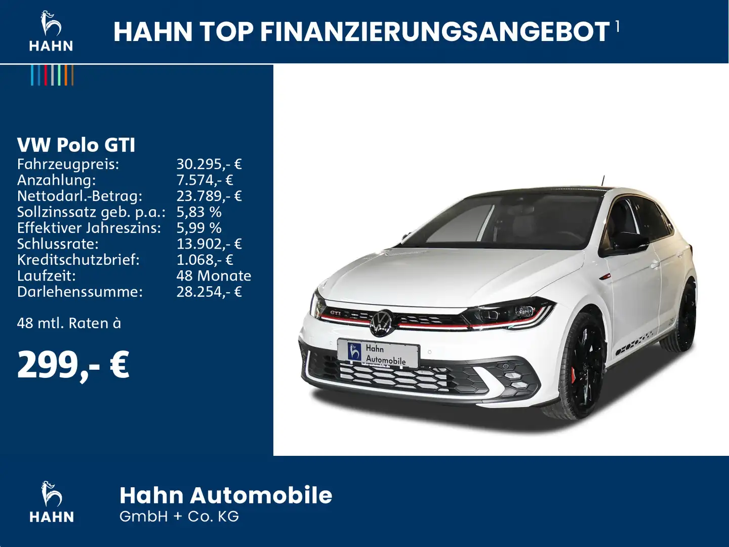 Volkswagen Polo GTI EDITION 25 DSG 2,0TSI 207PS Nav Kam LED Weiß - 2